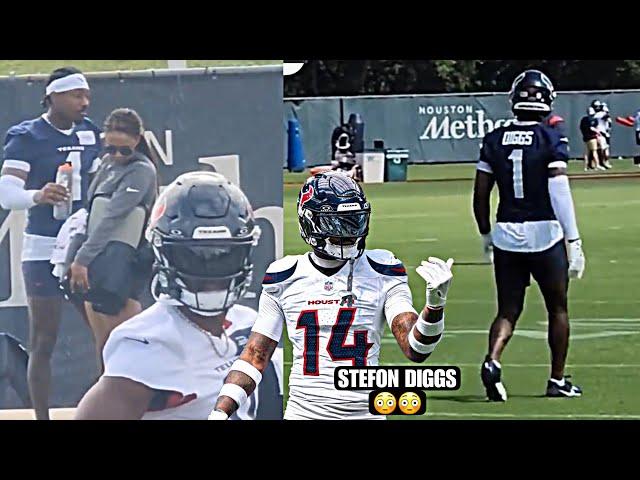 Stefon Diggs *FIRST LOOK* At Houston Texans OTA’s HIGHLIGHTS: Getting ACTIVE with CJ Stroud 