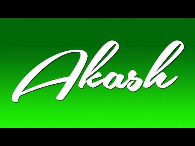 Akash Name Signature Style | Akash Signature Style | A Name Signature Style By Sign O Sign