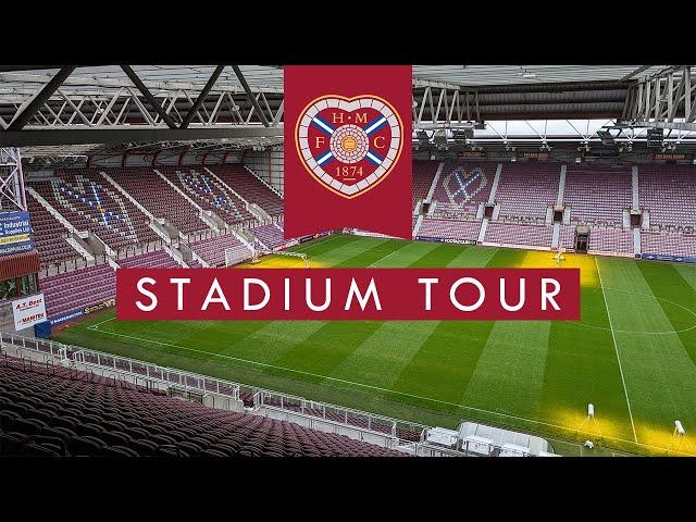 TYNECASTLE PARK Stadium Tour - The Home of HEART OF MIDLOTHIAN - Edinburgh Travel Guide