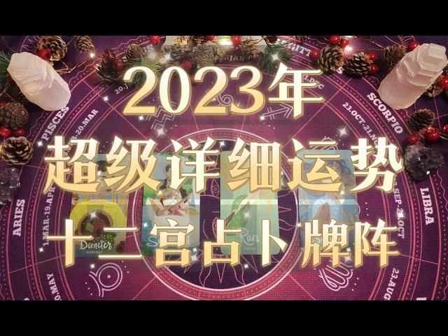 【红色莉莉周塔罗】2023年超级详细年运