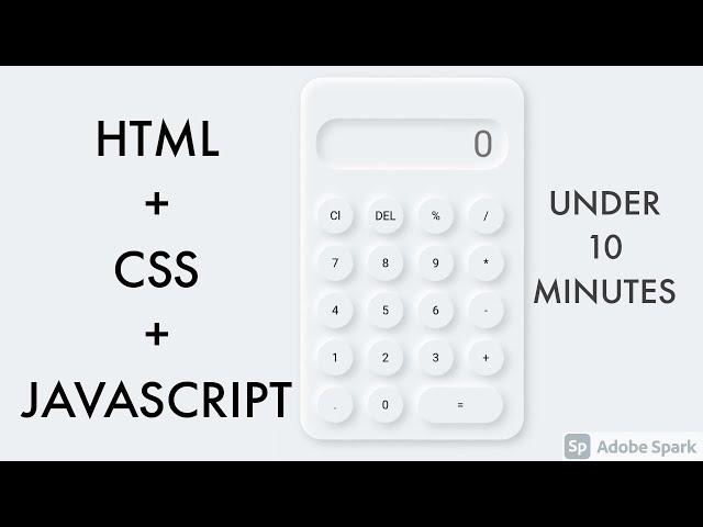 HOW TO CREATE THE BEST CALCULATOR USING HTML CSS AND JAVASCRIPT