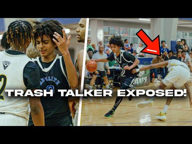 BECKHAM BLACK VS TRASH TALKER!! Heated game vs BEST 15U TEAM IN TEXAS!