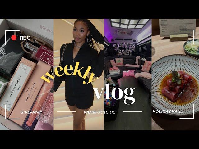 WEEKLY VLOG | 35K GIVEAWAY, SELF CARE DAY, GIRLS NIGHT, FITNESS ROUTINE