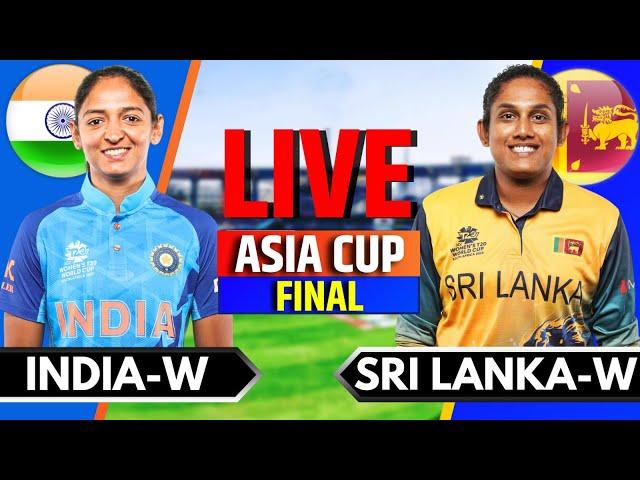 India Women vs Sri Lanka Women Asia Cup Final | Live Cricket Match Today | IND W vs SL W | 2nd Inngs