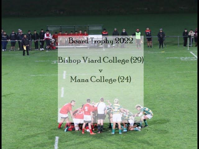 Beard Trophy 2022: Bishop Viard College (29) v Mana College (24)