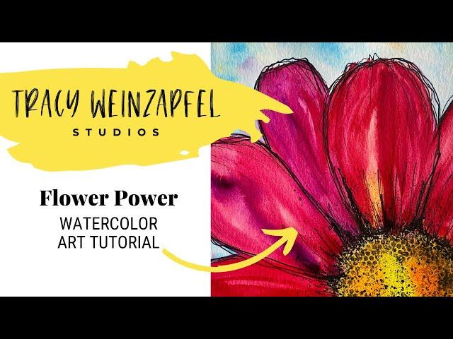 Flower Power (Watercolor Art Tutorial)