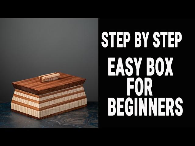 How to make a beautiful wooden box. Step by step tutorial. Easy woodworking project