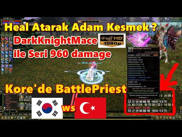 Heal Atarak Adam Kesmek ? DKM ile Seri 960 Damage /Korede Battle Priest  #KnightOnline #Battlepriest