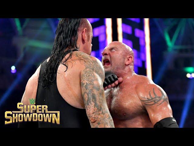 Goldberg drops The Undertaker with two brutal Spears: WWE Super ShowDown 2019