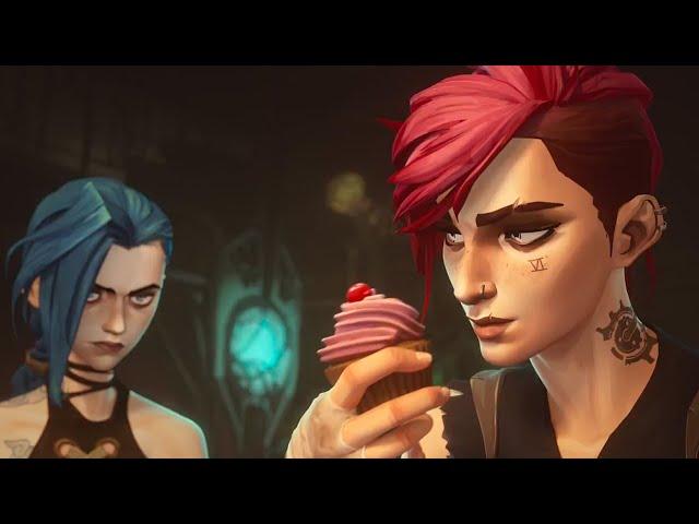 Every Time Vi Calls Caitlyn "Cupcake" In Arcane (Seasons 1-2)