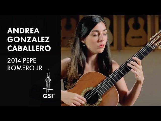 Manuel de Falla's "Danza del Molinero" played by Andrea Gonzalez Caballero on a 2014 Pepe Romero Jr.