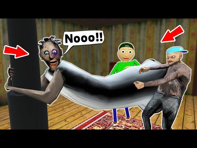 SAVE GRANNY !! Baldi and Ice Scream vs Granny - Jokes - funny horror animation (p.339)