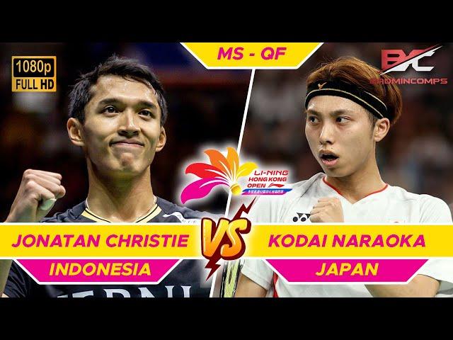 Jonatan Christie vs Kodai Naraoka | Hong Kong Open 2024 Badminton | QF