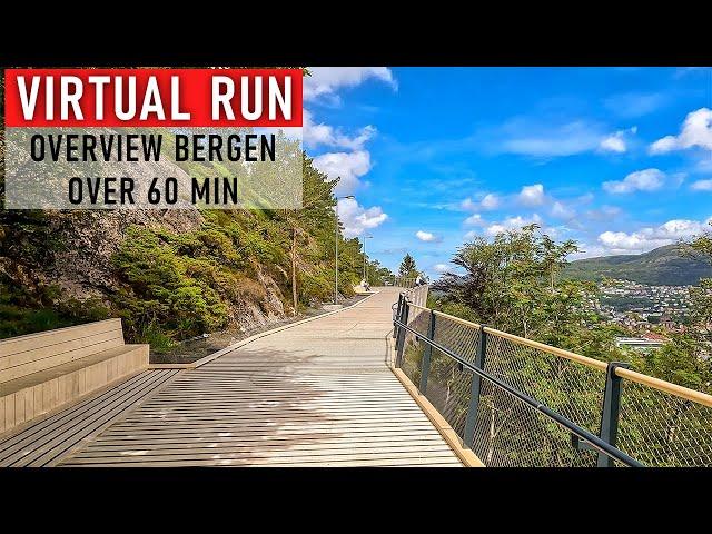 Treadmill Workout in Bergen, Norway | Virtual Running Videos Scenery