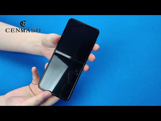 Samsung Galaxy Z Flip 5:How to install a screen protector