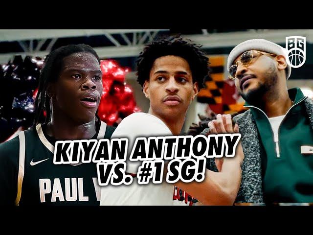 Kiyan Anthony Goes FED VS. #1 SG Jordan Smith Jr. At a Very Melo Classic!