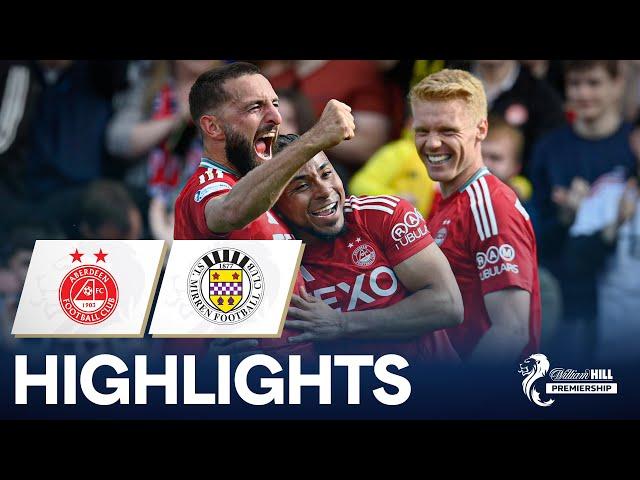 Aberdeen 3-1 St Mirren | Dons Take Back-To-Back Wins To Start The Season | William Hill Premiership