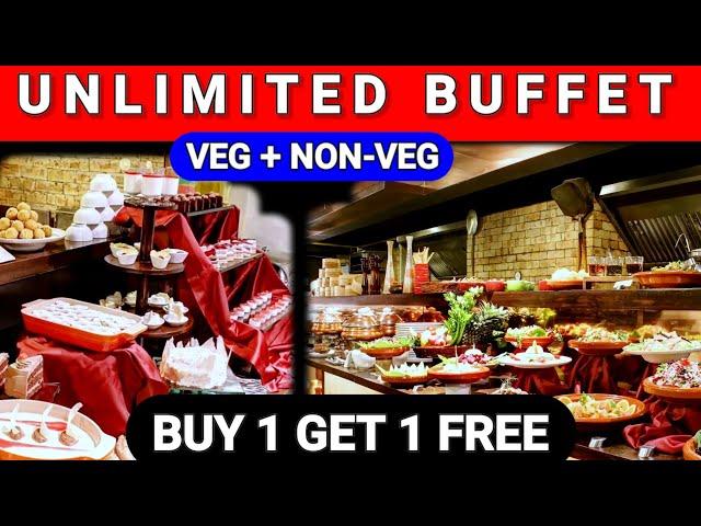 Unlimited Veg + Non-Veg Buffet all days | Offer - Buy 1 Get 1 Free | Global buffet, Svenska Hotel