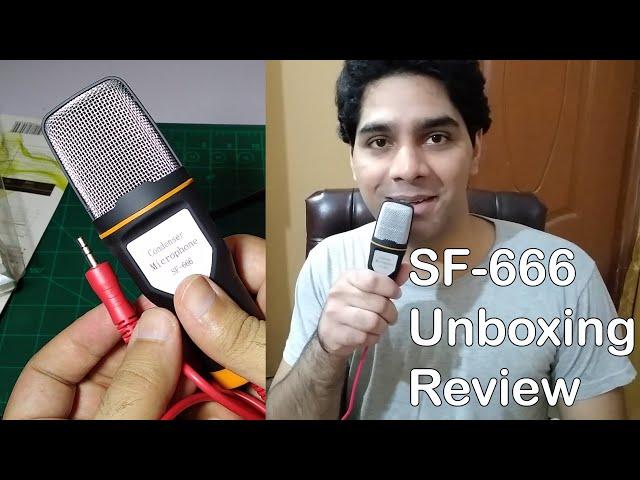 SF-666 MICROPHONE Unboxing review and test | Urdu/Hindi  | Pakistan