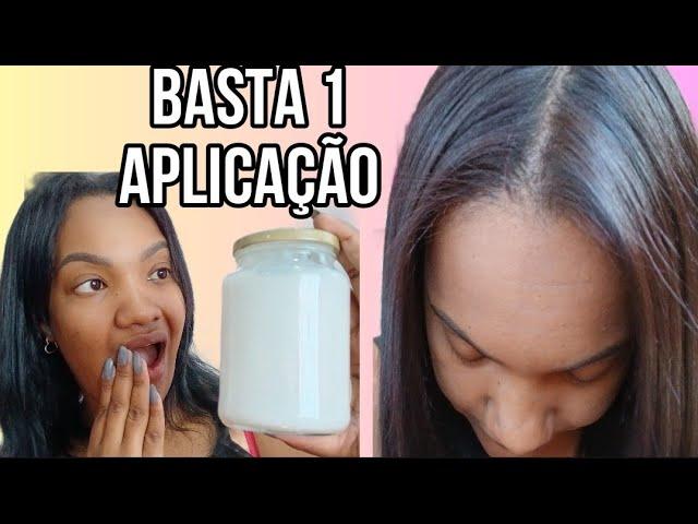 APLIQUE UMA UNICA VEZ!! SEU CABELO VAI FICAR LINDO UM ALINHAMENTO SURREAL UMA SEDOSIDADE INSTANTÂNEA