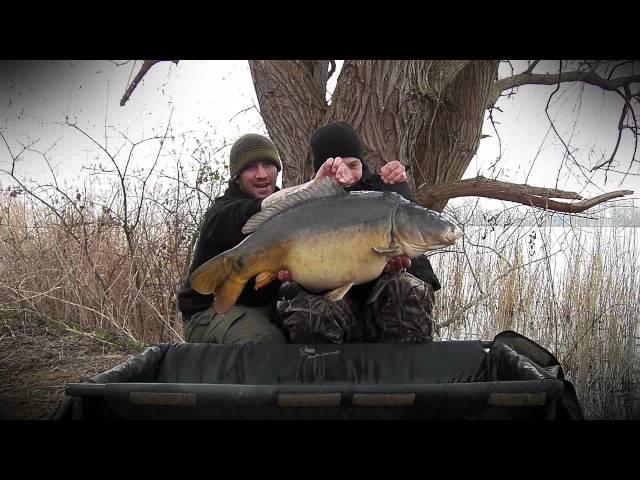 Karpfenangeln - cam on bank - Eisige Ostern in Frankreich 2013 (Brocke)