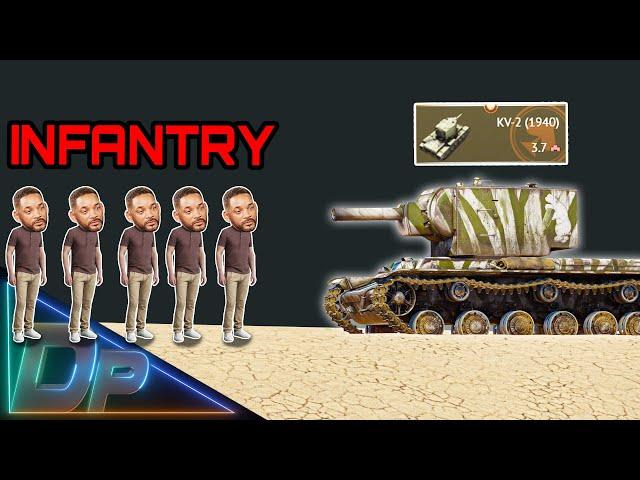 KV-2 but AGAINST INFANTRY...