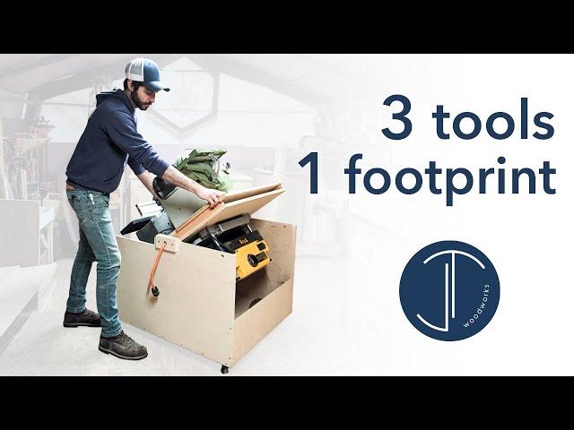 How to make a Flip Top Tool Stand // DIY Woodworking Project