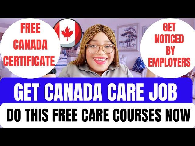 Get A Care Job In Canada  In 3 Weeks With This Free Caregiver Courses