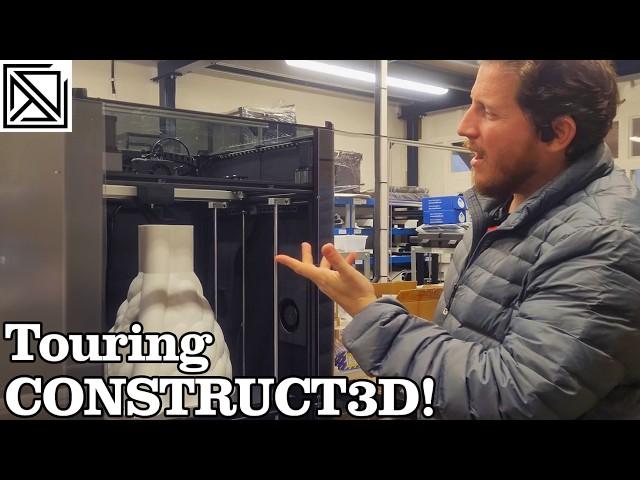 How It's Made: UK's FASTEST 3D Printer - Touring CONSTRUCT3D!!!