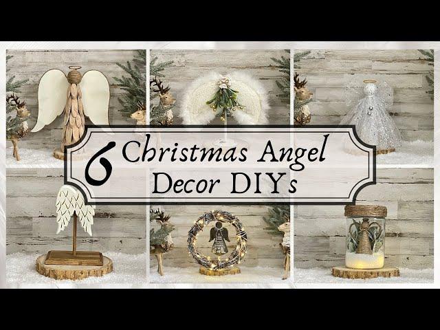 6 Christmas Angel Decor DIYs 🪽