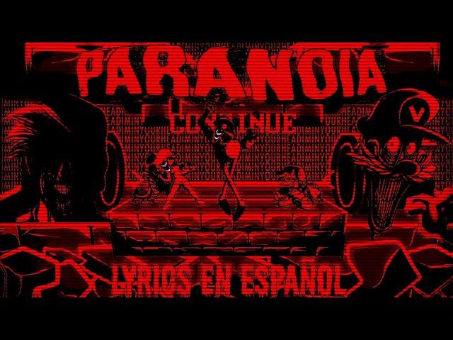 PARANOIA "Lyrics En Español" - MARIO'S MADNNES V2 Lyrics (Vs Mr.Virtual) Friday night funkin'Mod