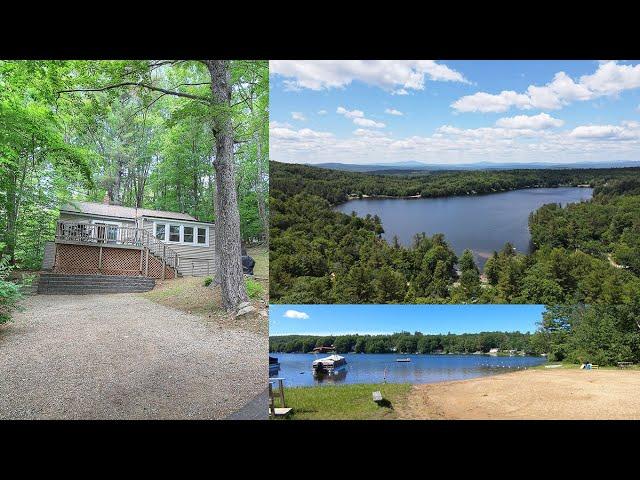 For Sale: Home in Lake Community in Central New Hampshire [ Gilmanton, NH real estate video in 4K ]