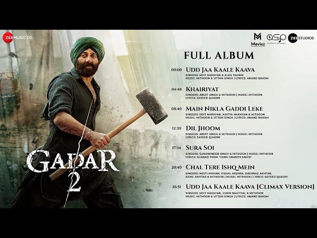 Gadar 2 - Full Album | Sunny Deol, Ameesha Patel, Utkarsh Sharma | Mithoon & Uttam Singh