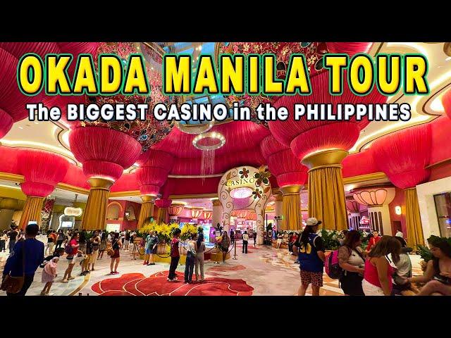 OKADA MANILA Hotel and Casino Walking Tour | The Biggest CASINO in the Philippines |