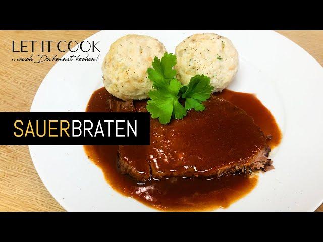 Sauerbraten mit Semmelknödel (fast wie aus dem Rheinland)