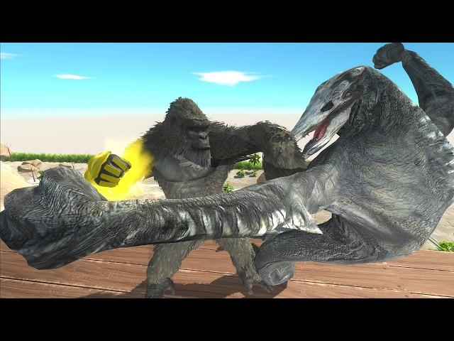 Welcome to skull island : Skullcrawlers VS. Godzilla x Kong - Animal Revolt Battle Simulator