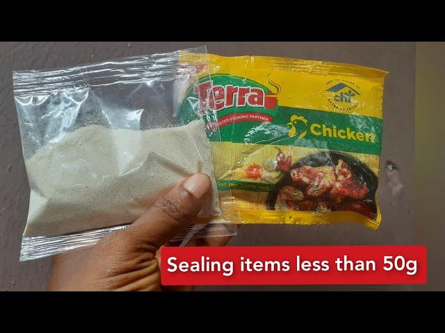 Sealing items that are less than 50g