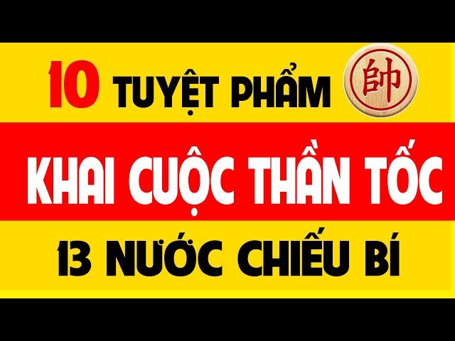 10 Tuyệt phẩm khai cuộc thần tốc thắng nhanh không tưởng - 13 nước chiếu bí