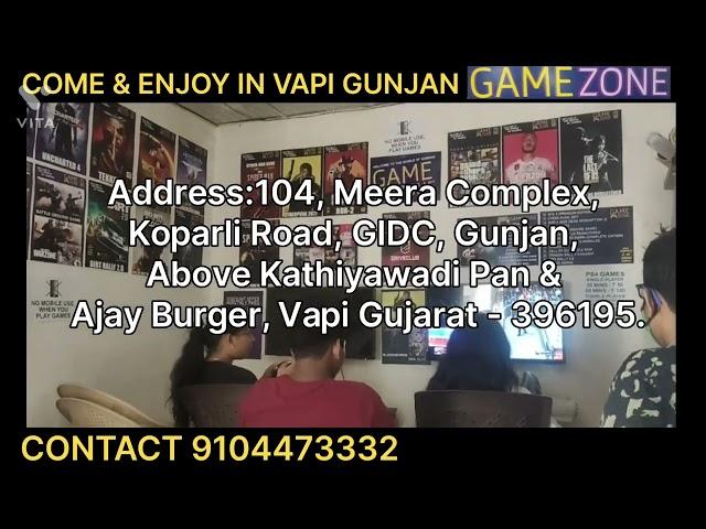 PlayStation GAME ZONE in Vapi Gujarat | Come & Enjoy with Vibration Controlling Variety of 4k Games