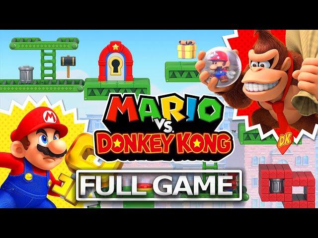 MARIO VS DONKEY KONG REMAKE Full Gameplay Walkthrough / No Commentary【FULL GAME】HD