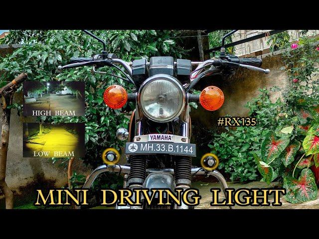 Mini Driving Light | Fog Light | For Any Bikes | RX135 .