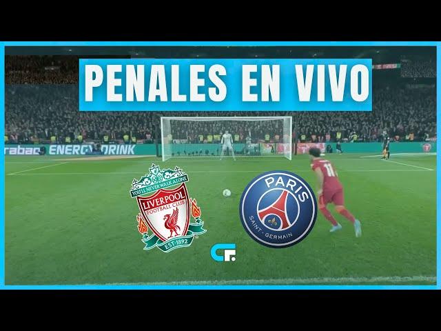  Penales Liverpool vs PSG [En Vivo]  Juega Luis Díaz  Champions League - Octavos de Final