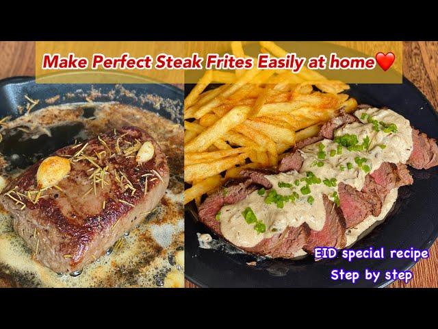 How to Make Perfect Steak Easily at Home | Step by step procedure️