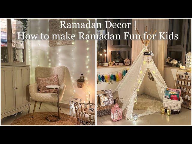 RAMADAN Decor 2023 | Fun Ideas For Kids | Duas | Ramadan JOURNAL | Free Printables