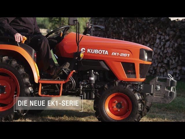 Der perfekte Einsteigertraktor EK1-261 | #Kubota Deutschland