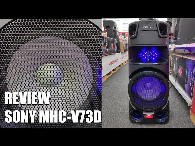 Review Sony MHC-V73D - Nuevo Altavoz Bluetooth Potente para Fiestas