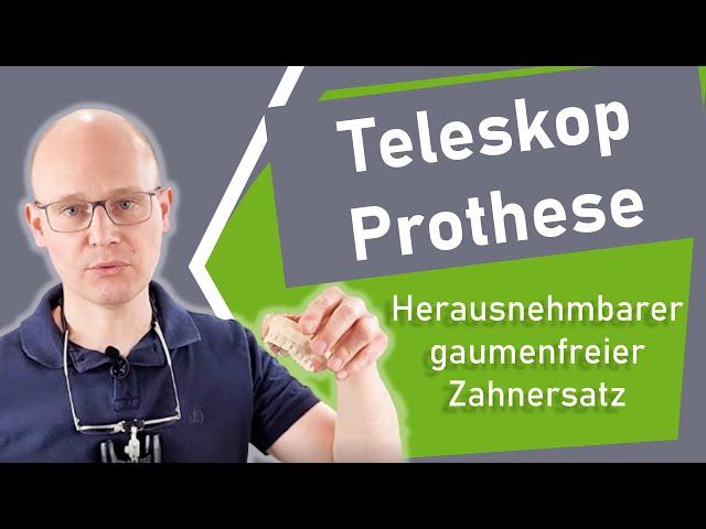 Teleskop Prothese: Herausnehmbarer gaumenfreier Zahnersatz | Dr. Jens-Uwe Gössel