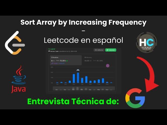 Sort Array by Increasing Frequency | Ejercicio de LeetCode en español | Java | Python | JS