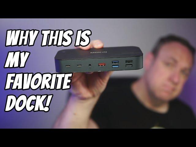 MOKiN Docking Station Review - This is my favorite dock for my mini PC and laptop!