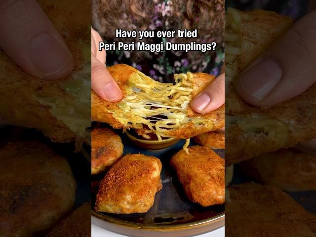  Peri Peri Maggi Dumplings - Day 1/30 of Rice Paper Challenge | #shorts Maggi Hack YOU HAVE TO Try